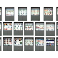 机械零件陈列柜